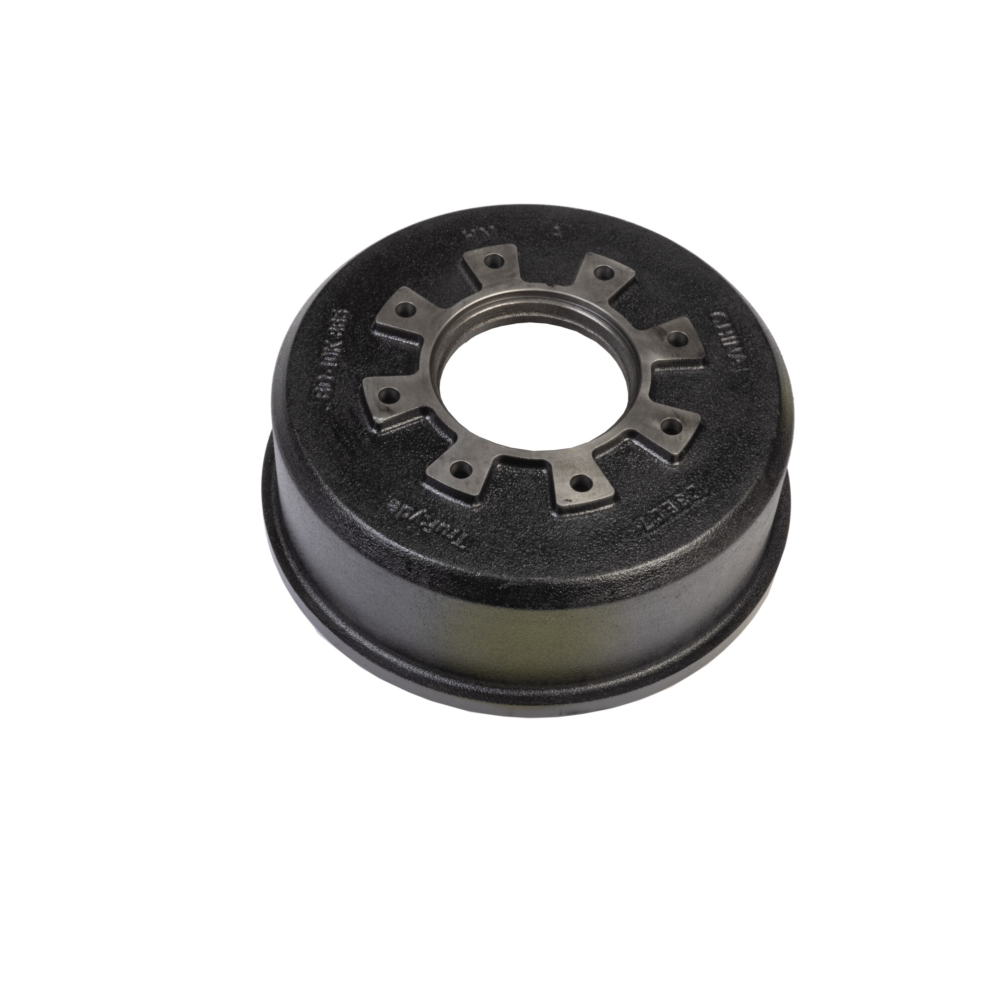 TruRyde, 10K Brake Drum only, 8 on 6.5in., 5/8in. studs, Drum Size 12.25 in, Brake Assembly Left and Right, Fits Axle Capacity 10000 lb, Model# BD-10K-865-BX